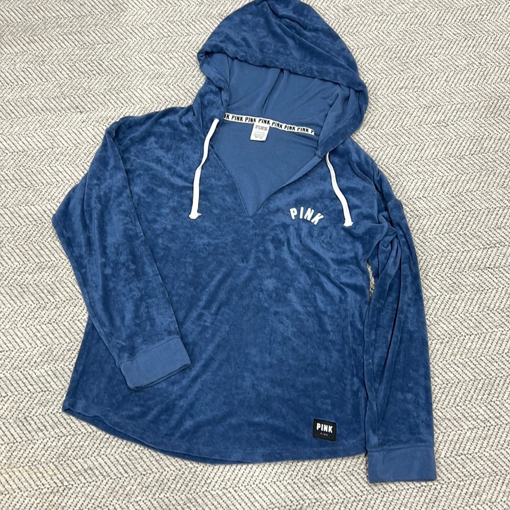 Pink Victoria’s Secret hoodie